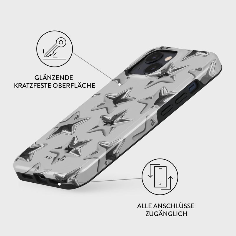 بورجا غطاء هاتف لـ iPhone 14 - نمط جذاب وعصري مع حماية صلبة - يناسب هاتف iPhone 14 للرجال والنساء - Image 2