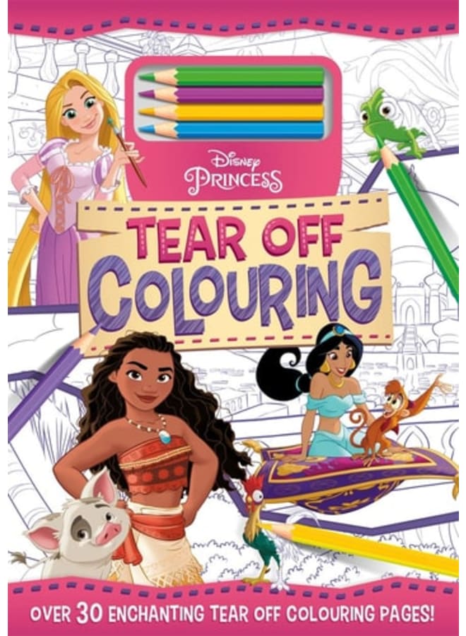 Disney Princess: Tear Off Colouring
