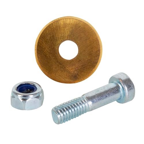 QEP عجلة قطع بديلة لقاطع البلاط QEP 10117، 7/8" مطلية بالتيتانيوم من كربيد التنجستن - Image 1