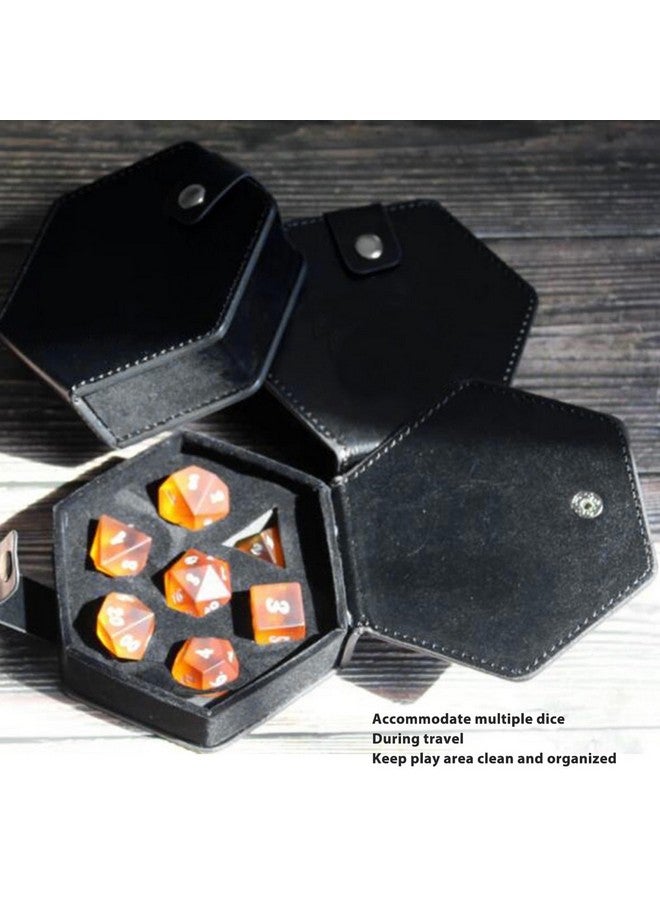 Fockety 7 Dice Case Box Tray, Storage Holder for DND Dice Set, for D and D Dungeons and Dragons, Dice Storage Case, Individual Metal or Plastic Polyhedral Dice Display Case  - Image 3