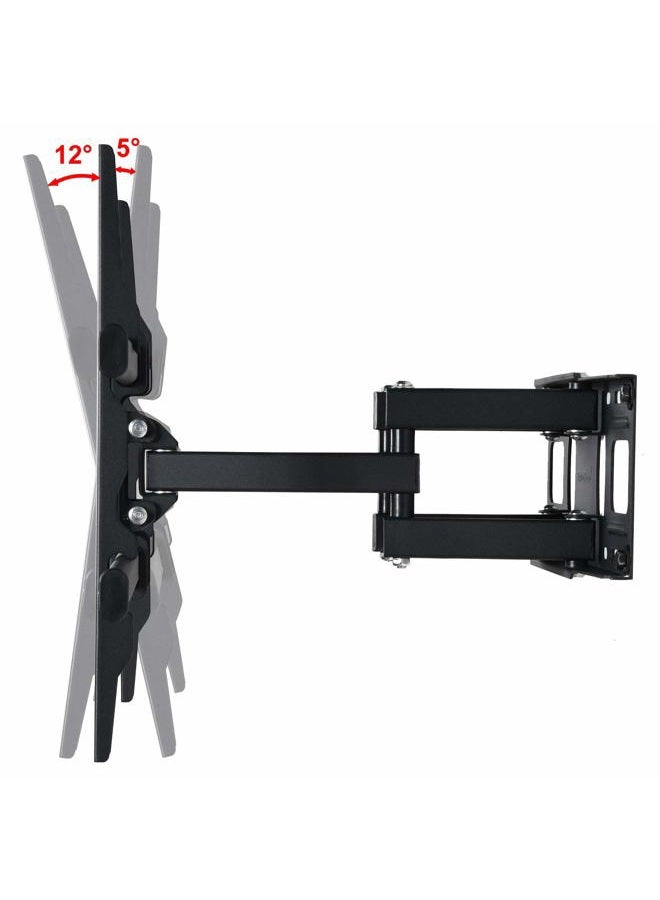 VideoSecu MW380B5 Full Motion Articulating TV Wall Mount Bracket for Most 37"-75" LED LCD Plasma HDTV Up to 125 lbs with VESA 684x400 600x400 400x400 150x100mm, Dual Arm Pulls Out Up to 14" AW9 - Image 4