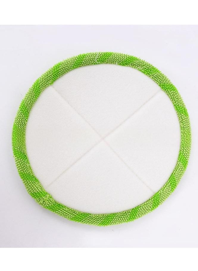 Generic 2-piece Microfibre Round Washable Floor Mop Replacement Pads for Bobot Electric Mop  - Image 3
