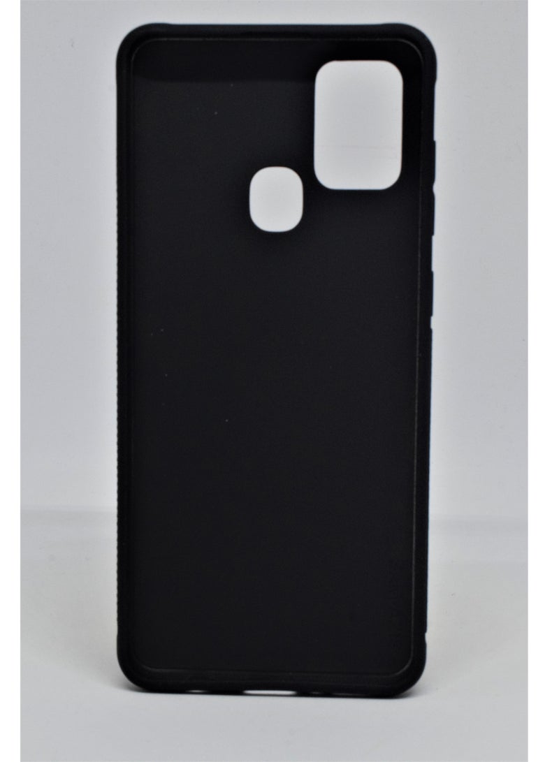 BORTONY Protective Case Cover With Finger Grip Stand For Samsung Galaxy A21S - Image 2