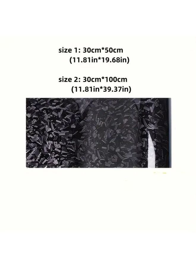 Red Forged Carbon Fiber PET Film 11 81x39 37in Weather Resistant Automotive Wrap - Image 2