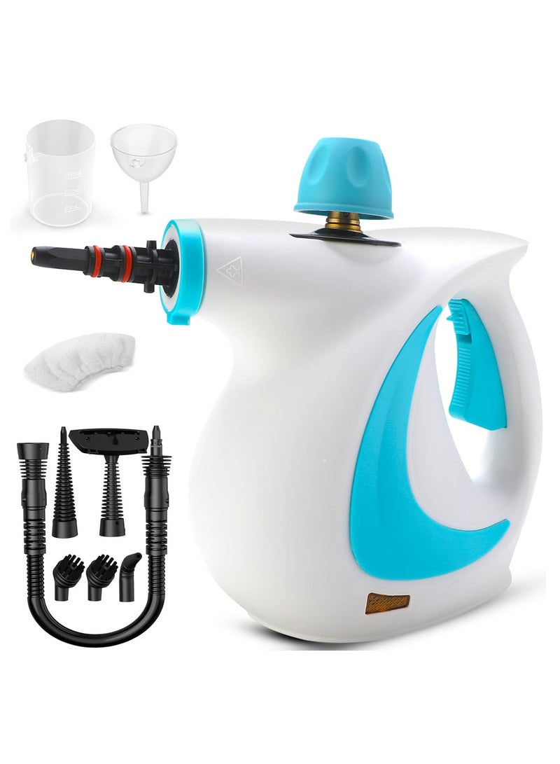 Bukela Handheld Steam Cleaner, Pressurized Multi-Surface Steamer for Cleaning, 10 in 1 Steam Cleaner for Home, Kitchen, Bathroom, Car, Upholstery, Crevice, Floor, Window Cleaning - Image 1