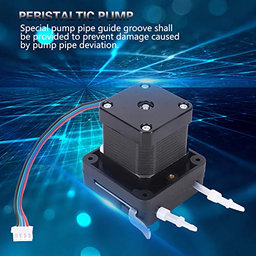 Fdit Large Micro Peristaltic Pump Micro Dosing Pump with Stepper Motor 6-24V with 42 Stepper Motor - Image 5
