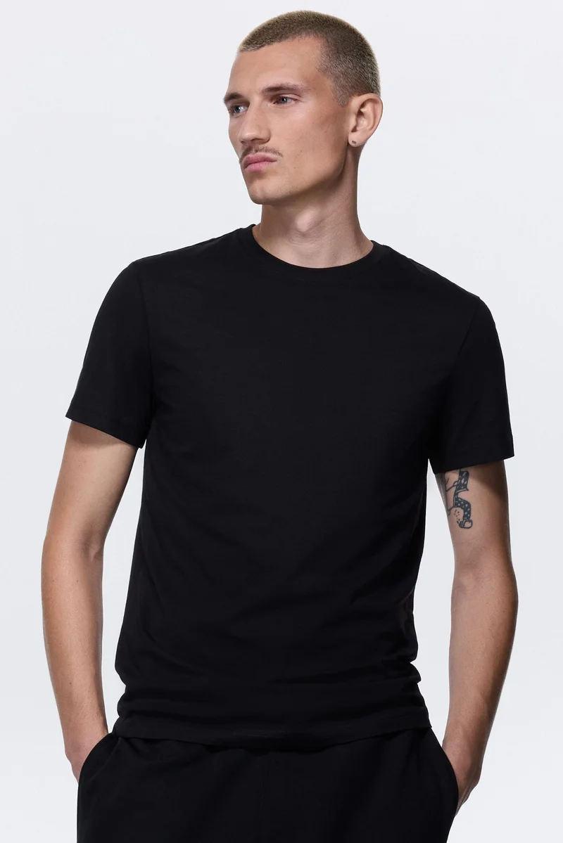 H&M Round-neck T-shirt Slim fit