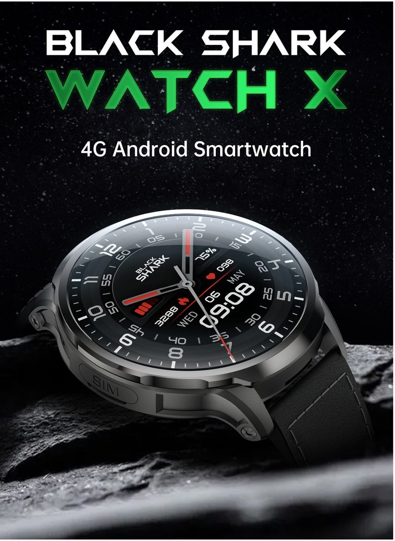 ساعة Black Shark Smart Watch X الذكية بشاشة IPS 1.9 IPS، بطارية تصل إلى 3 أيام، ذاكرة وصول عشوائي 3 جيجابايت، ذاكرة وصول عشوائي 32 جيجابايت، أوضاع رياضية ومراقبة الصحة، تدعم 4G LTE وواي فاي - أسود - pzsku/Z3968B892713814F45D4EZ/45/_/1726735811/51dac575-a62b-45fe-8fa9-2a0cf8ee9676