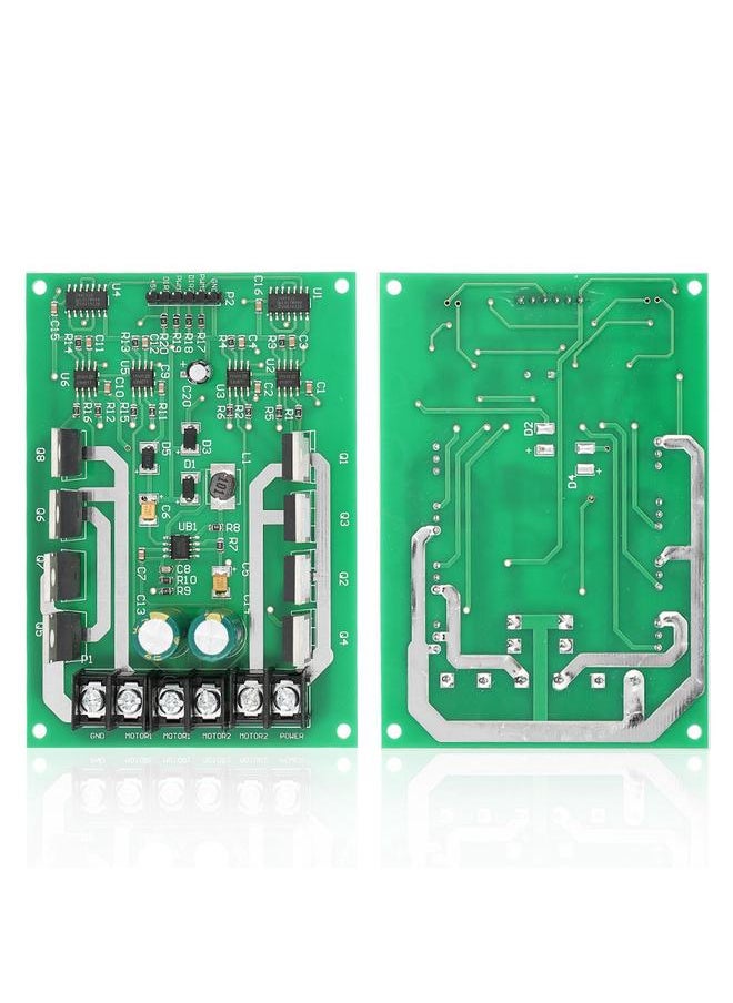 Thoraya - 15A Dual H-bridge DC Motor Driver Module Fast Brake Motor Driver Controller Board for Arduino - Image 1