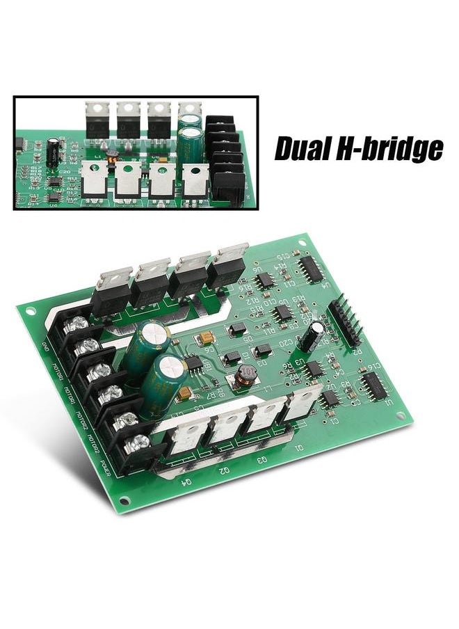 Thoraya - 15A Dual H-bridge DC Motor Driver Module Fast Brake Motor Driver Controller Board for Arduino - Image 1