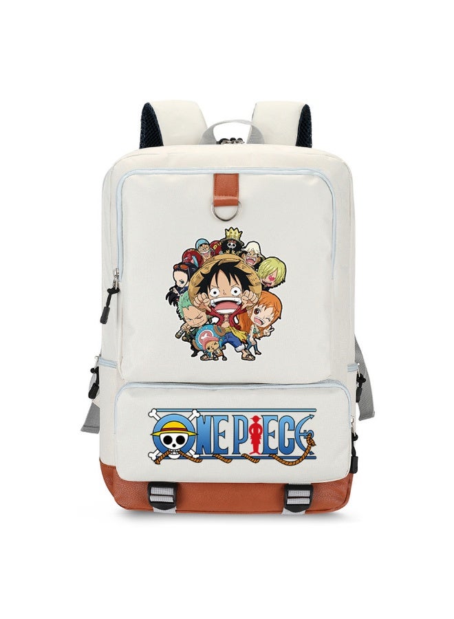 One Piece Anime Backpack - Stylish Large Capacity Shoulder Bag  - Image 1