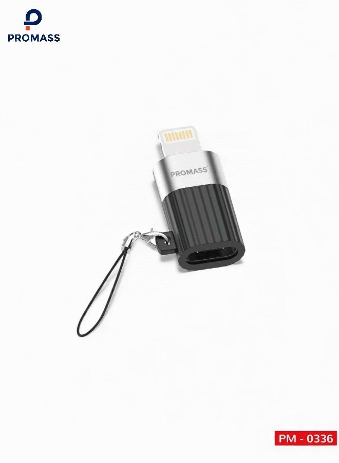 بروماس محول شحن من USB C الى لايتنينج, لنقل بيانات فائق السرعة من النوع C للشحن السريع PD للهاتف 14/13/12/11/XS/XR/SE/ايربودز يناسب شاحن الاصلي يدعم نقل البيانات - Image 1