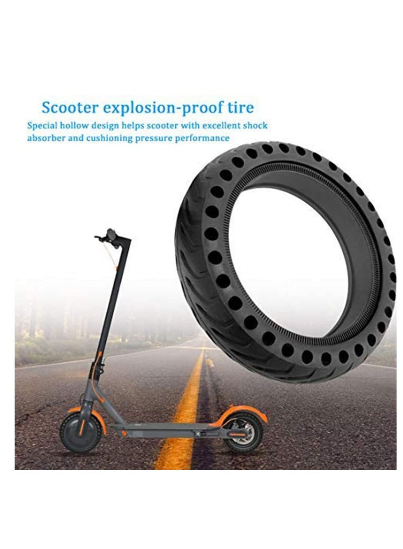 عربست إطارات صلبة بديلة للسكوتر الكهربائي، عجلات مطاطية بشكل خلية النحل مضادة للانزلاق بدون أنبوب لسكوتر شاومي 8.5 x2 M365/Pro الكهربائي (قطعتان بقياس 8.5 انش) - Image 3
