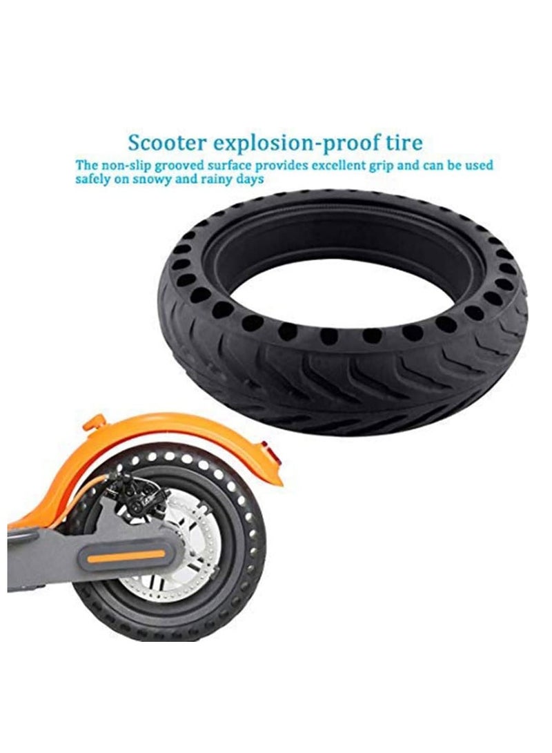 عربست إطارات صلبة بديلة للسكوتر الكهربائي، عجلات مطاطية بشكل خلية النحل مضادة للانزلاق بدون أنبوب لسكوتر شاومي 8.5 x2 M365/Pro الكهربائي (قطعتان بقياس 8.5 انش) - Image 4