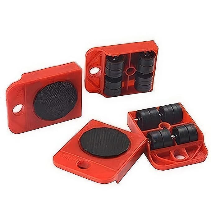 click2shop click2shop Heavy Duty Furniture Lifter Mover Tool Set Easy and Safe Moving Roller Wheel Set for Washing Machines Fridge Sofa Wardrobes Essential Furniture Moving Tools  - Image 2