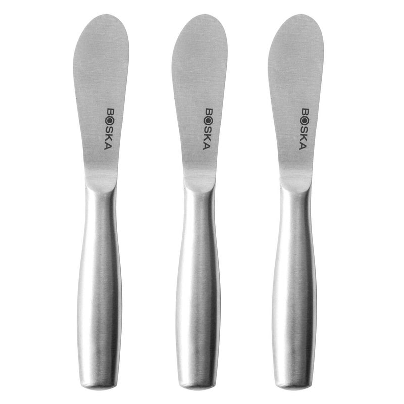 Boska Mini Spreading 3 Knife Set - Copenhagen Stainless Steel Multi-purpose Spreading Knives - Used for Cheese, Butter, Jam, Pastry, and Other Kitchen Daily Spreader Knife - 3 Pieces - Image 1