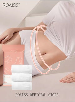 roaiss 20 Pack Set Women's Disposable Briefs Pregnant Confinement Postpartum Sterile High Stretch Panties Mid-waist Hygiene Soft Underpants Individual Package Underwear White  - Image 3