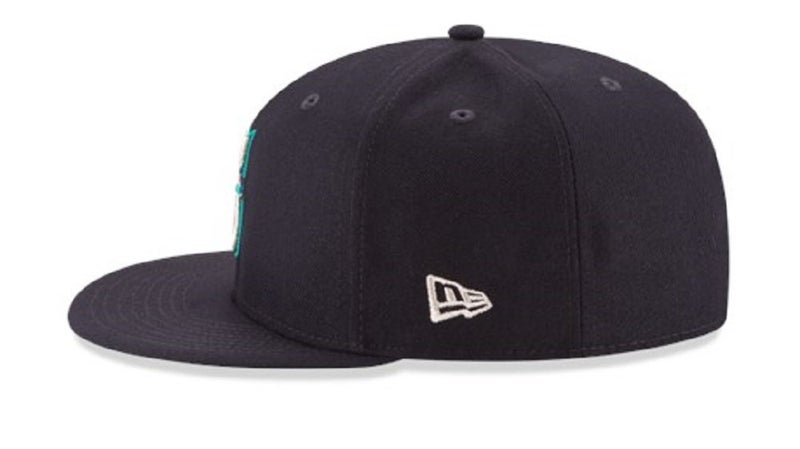 New Era 9Fifty MLB Seattle Mariners Basic Navy Snapback Hat 11591005 One Size - Image 4