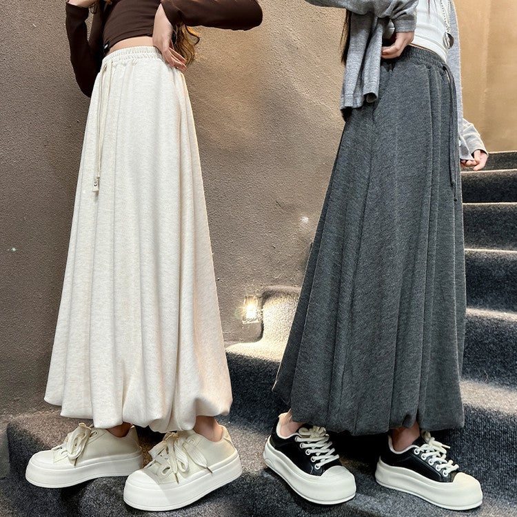 Girl'S Flower Bud Skirt Style Western Style Flower Bud Glutinous Rice Skirt Three Color Flower Bud Loose Skirt - Image 5