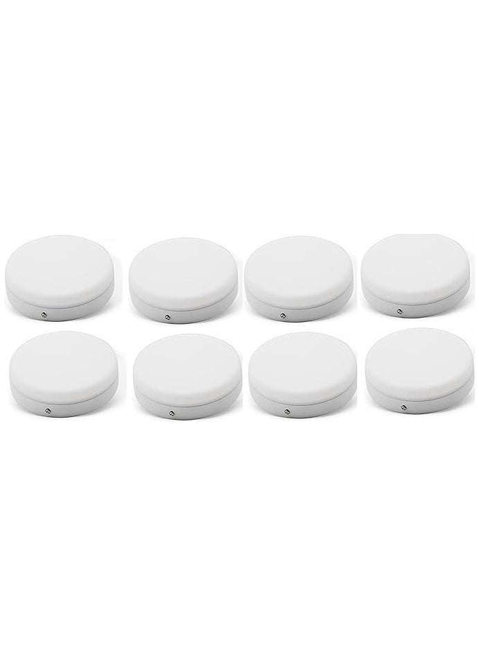 El Rawda Lighting Spot LED panel with a round 36 watt ceiling lamp, white, acrylic, 8 pieces. 