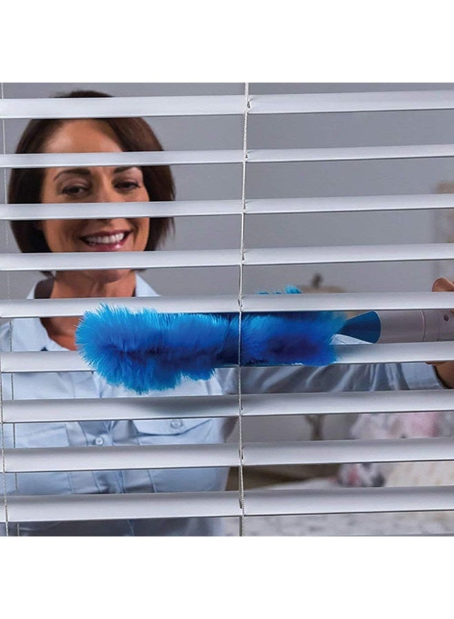 Veecap Creation Hand-Held, Sward Go Dust Electric Feather Spin Motorised Cleaning Brush Set Home Duster Feather Dust Cleaner Brush for Home, Office, Car - Image 5