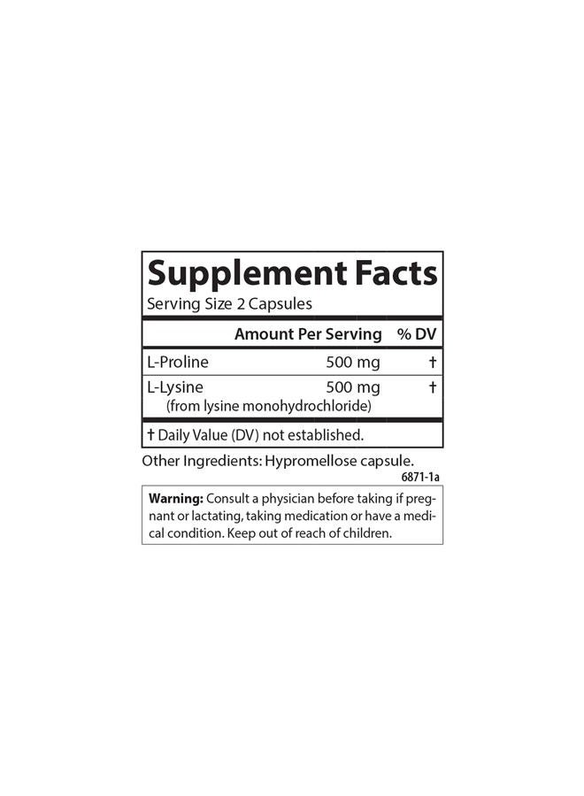 Carlson Pro-Rite, Free-Form L-Proline & L-Lysine, Health, Joint Support & Collagen Formation, 90 Capsules - Image 4