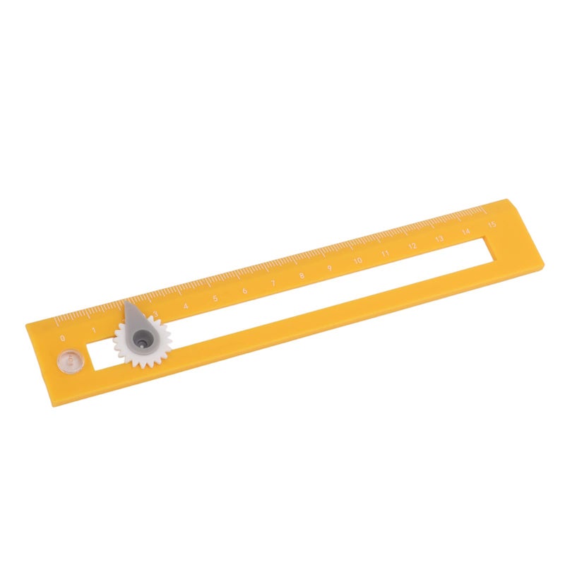 Yellow Compass Rule Precision Drawing Tool - Image 2