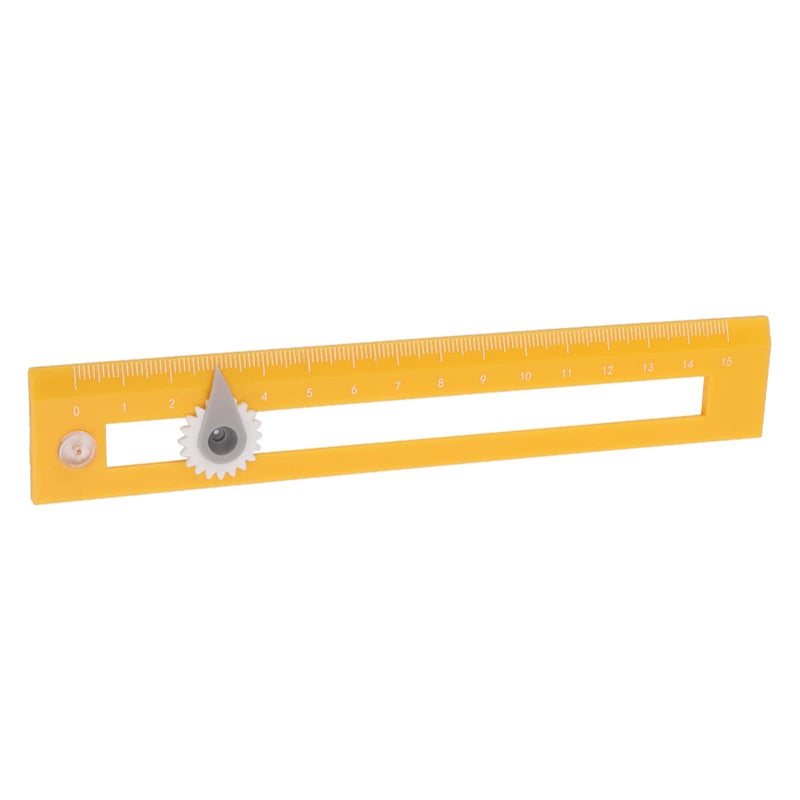 Yellow Compass Rule Precision Drawing Tool - Image 3