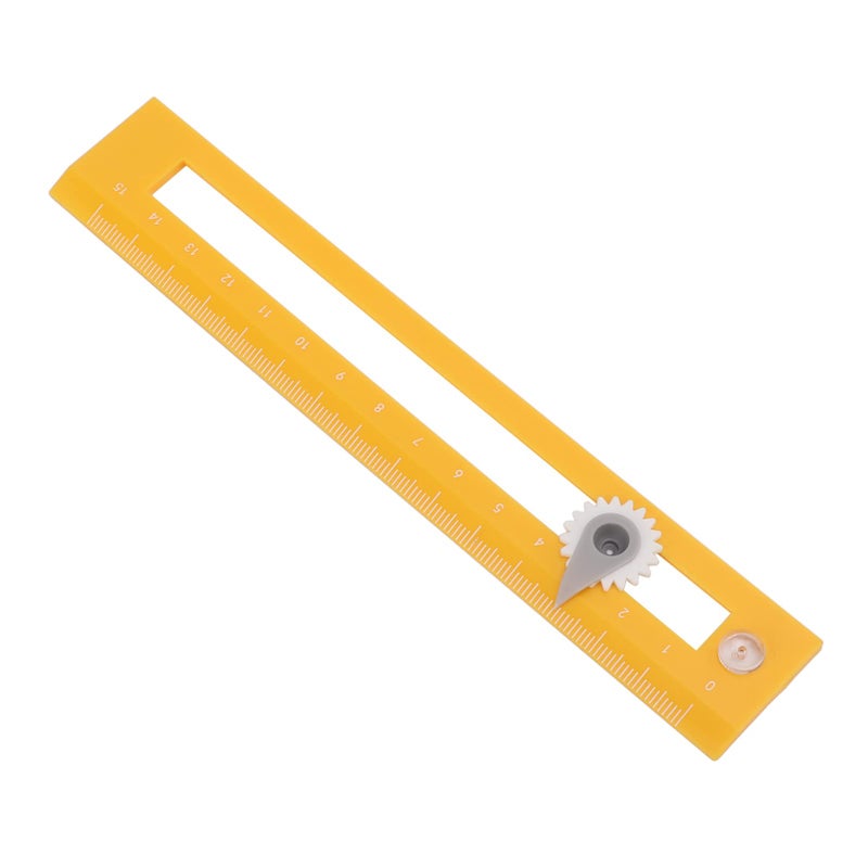 Yellow Compass Rule Precision Drawing Tool - Image 4