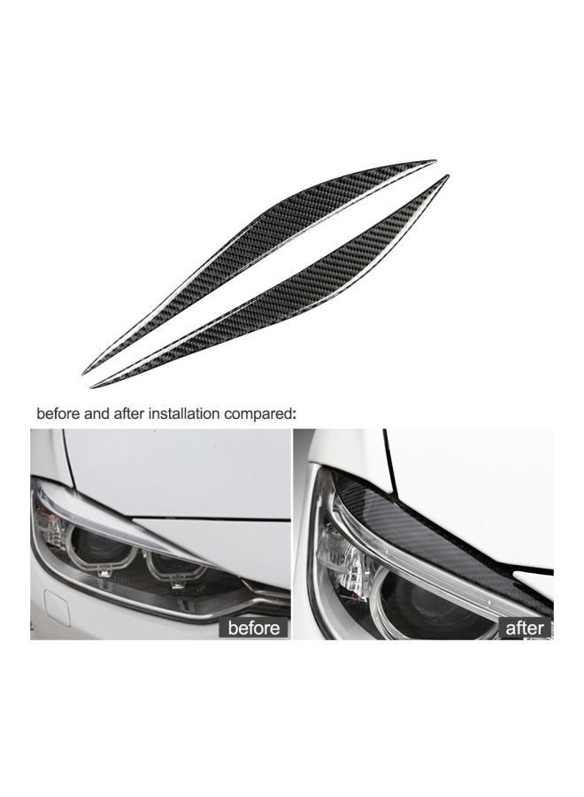 NIBEMINENT Carbon Fiber Headlight Eyebrows  - Image 3