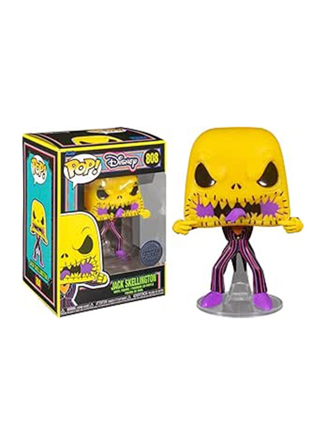 Funko Pop! Disney: The Night Before Christmas - Scary Face Jack - Blacklight Vinyl Figure - Image 2