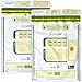 ControlTek SafeLok 12 x 16 Clear 100 Bags TamperEvident Deposit Bags for Cash Handling Valuables Moisture Heat and Cold Sensitive Ink Tearoff receipt Large Barcodes 585093 - Image 3