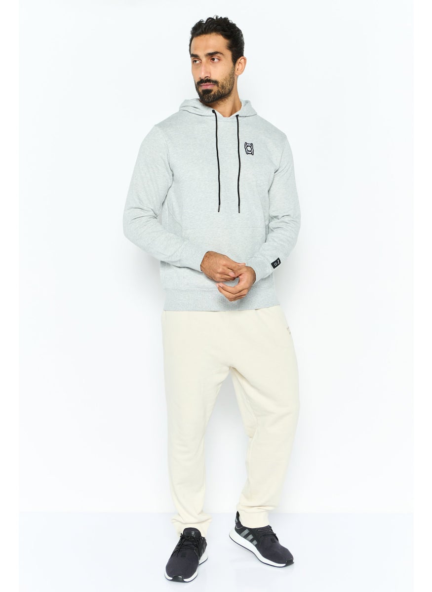 PUMA Men Sportswear Fit Long Sleeve Outdoor Hooded Sweatshirt, Grey  - Image 2