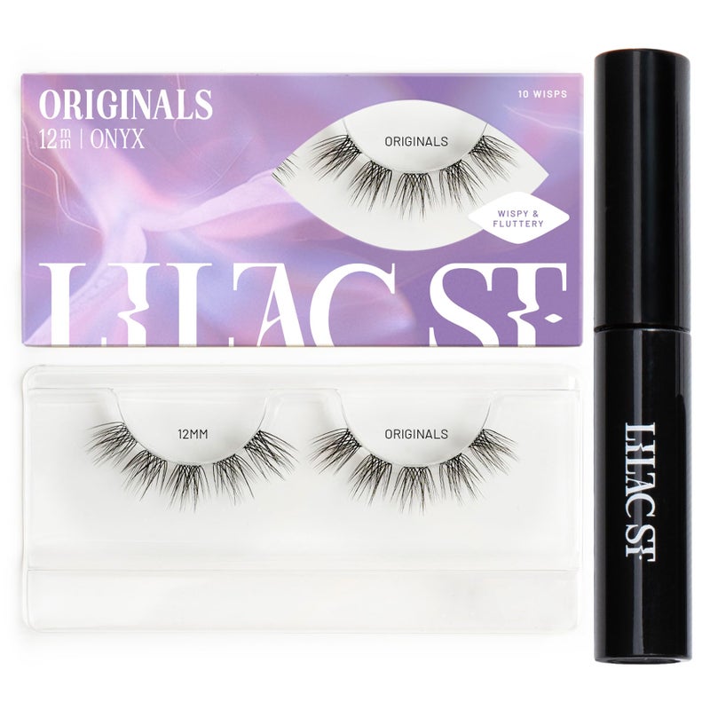 Lilac St. Lilac St - Original Lashes (12mm) & Eternal Bond Black Lash Glue - Soft, Natural Look - Long-Lasting, Lightweight, Reusable - Vegan & Cruelty Free - Image 1