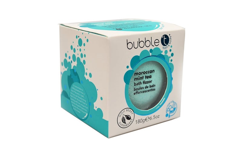 Bubble T Tea Bath Fizzer, Moroccan Mint, 5.95 Ounce