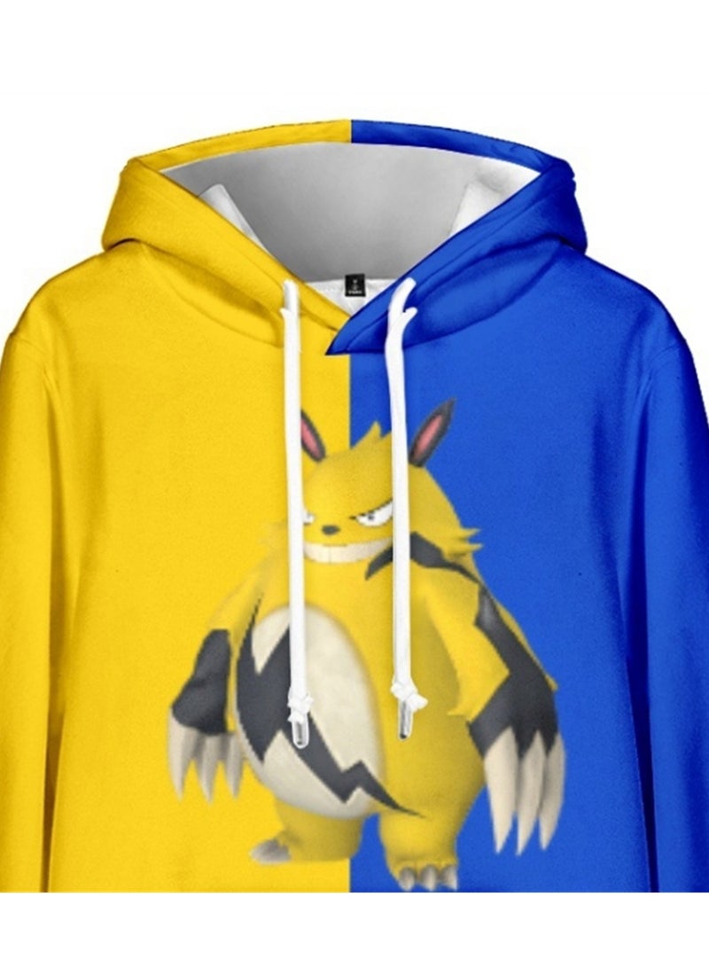 Palworld Phantom Beast Palu Animation Printed Hooded Sweatshirt for Adults and Children - Image 2