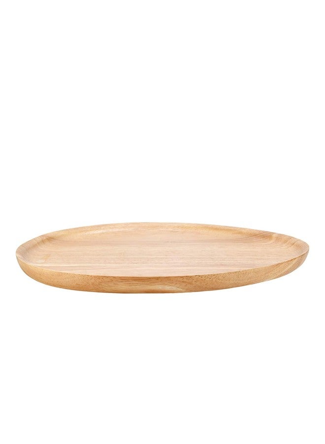 AeraVida Oval-Shaped Brown Rain Tree Wooden Serving Platter | Decorative Serving Platter | Wood Serving Tray or Platter | Wooden Serving Platter for Food - Image 3