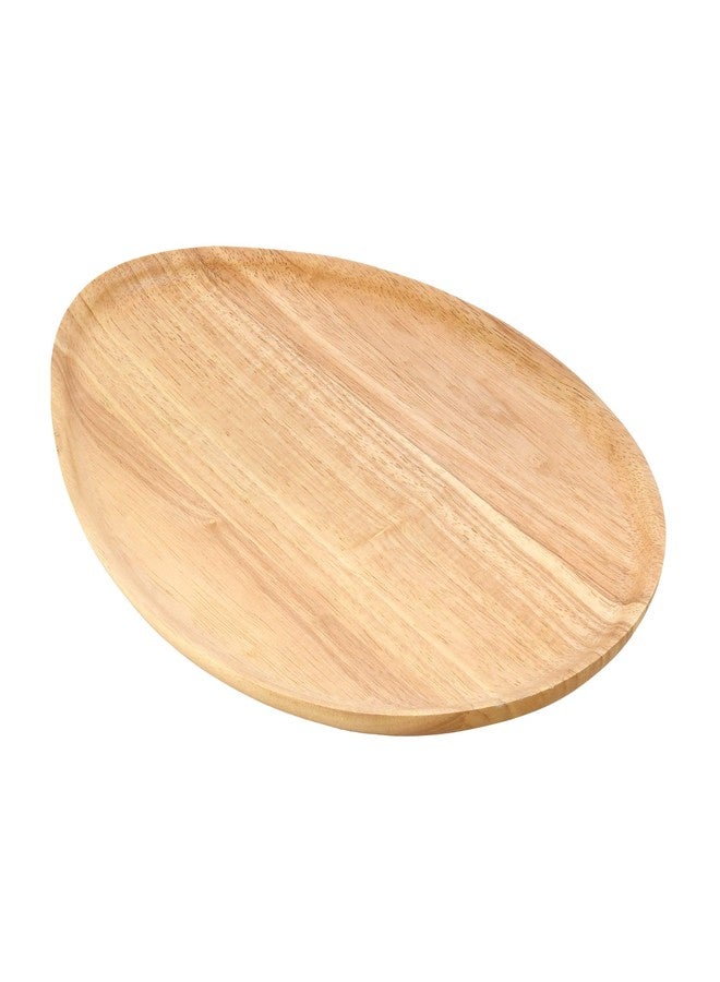 AeraVida Oval-Shaped Brown Rain Tree Wooden Serving Platter | Decorative Serving Platter | Wood Serving Tray or Platter | Wooden Serving Platter for Food - Image 1