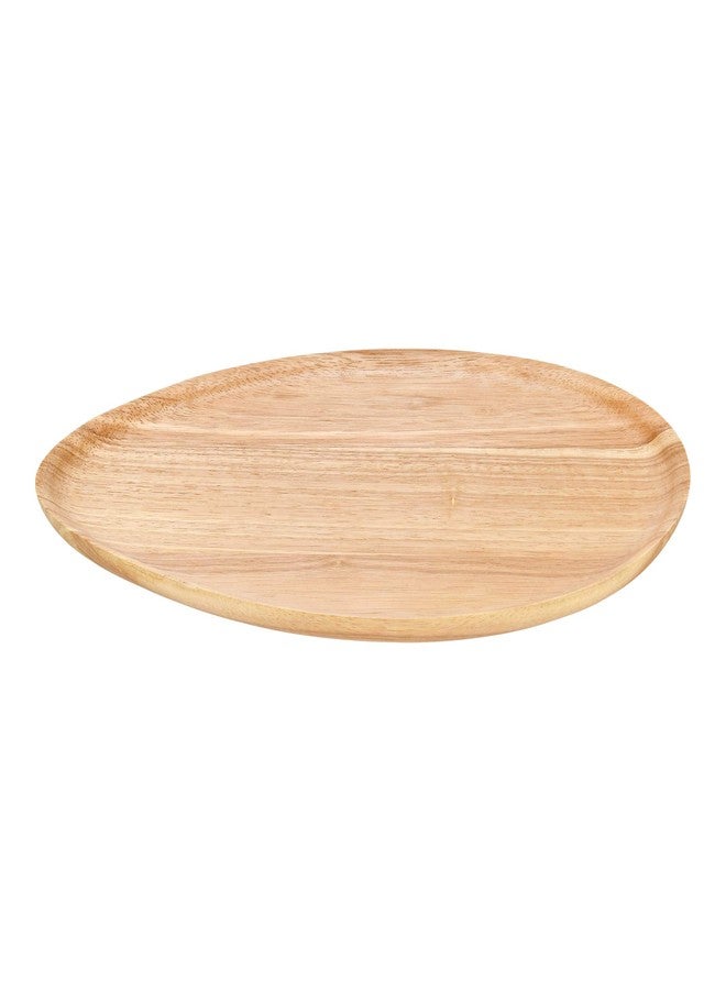 AeraVida Oval-Shaped Brown Rain Tree Wooden Serving Platter | Decorative Serving Platter | Wood Serving Tray or Platter | Wooden Serving Platter for Food - Image 2
