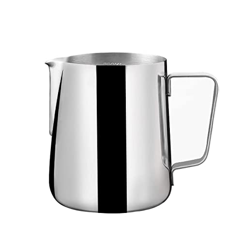 3D CREATIONS 900 MLStainless Steel Milk Frothing Pitcher Milk Coffee Cappuccinos Milk Latte Art Jug Cup Frothing espresso Steamer - Image 1