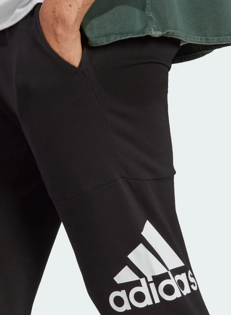 adidas بنطال أساسي مزين بشعار العلامة التجارية