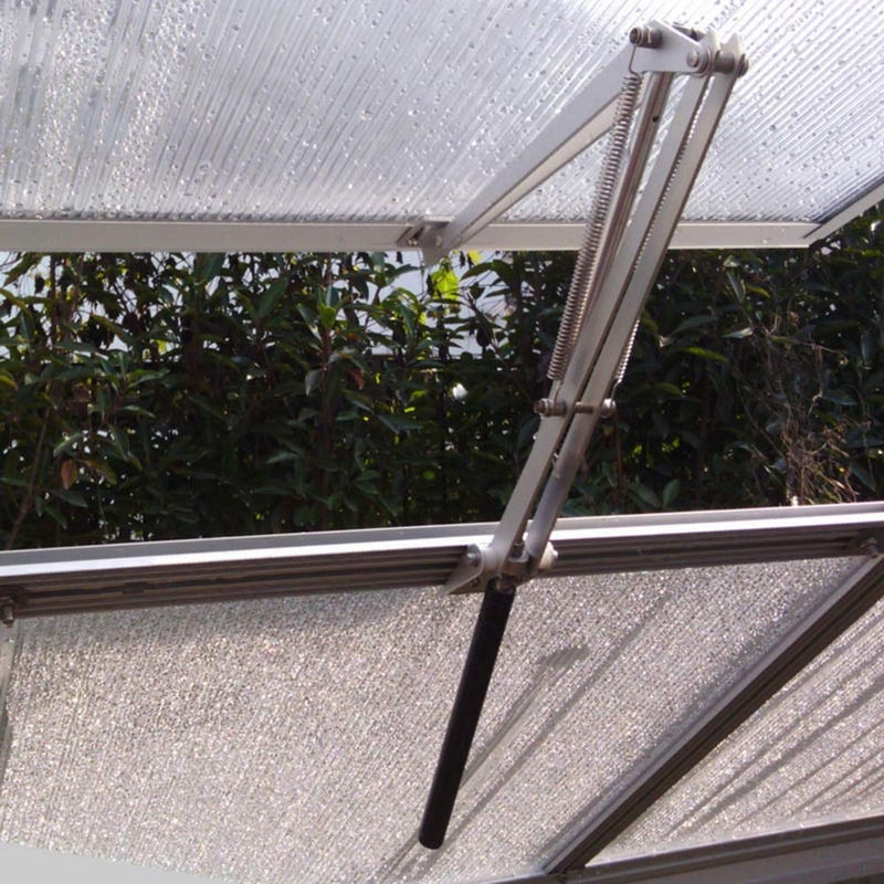 BIBISTORE Solar Heat Sensitive Automatic Greenhouse Window Opener Hothouse Vent Openers Auto Vent Kit Greenhouse AccessoriesTwo SpringsLifts 154 Lbs