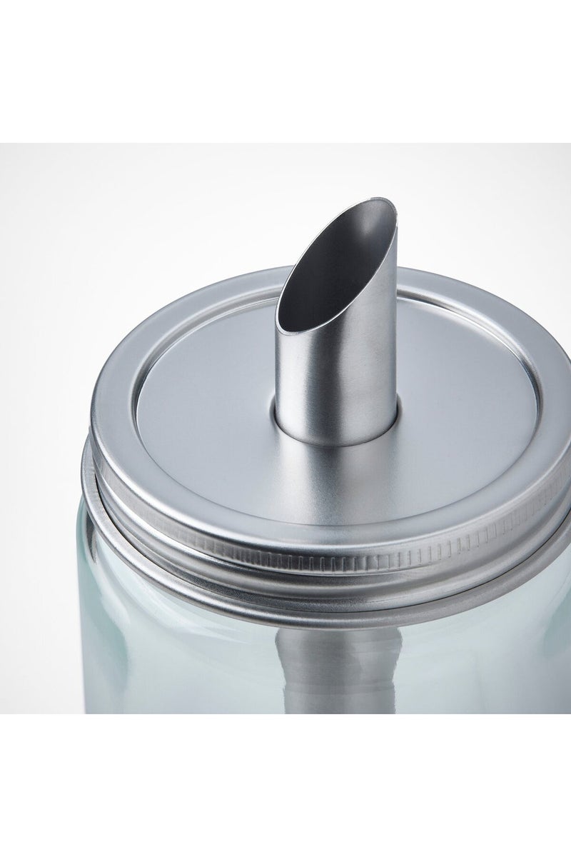 Sugar shaker, clear glass/stainless steel, 15 cm - Image 3