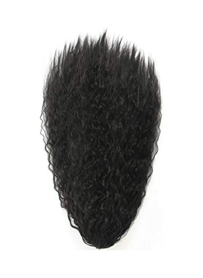 NIBEMINENT Clip In Wavy Natural Ponytail Extension Black 22inch - Image 2