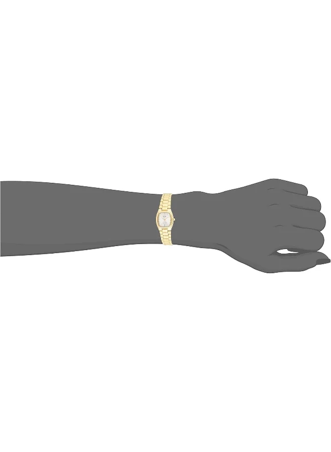 CASIO Women's Analog Display Watch With Gold Stainless Steel Strap - LTP-1169N-7A