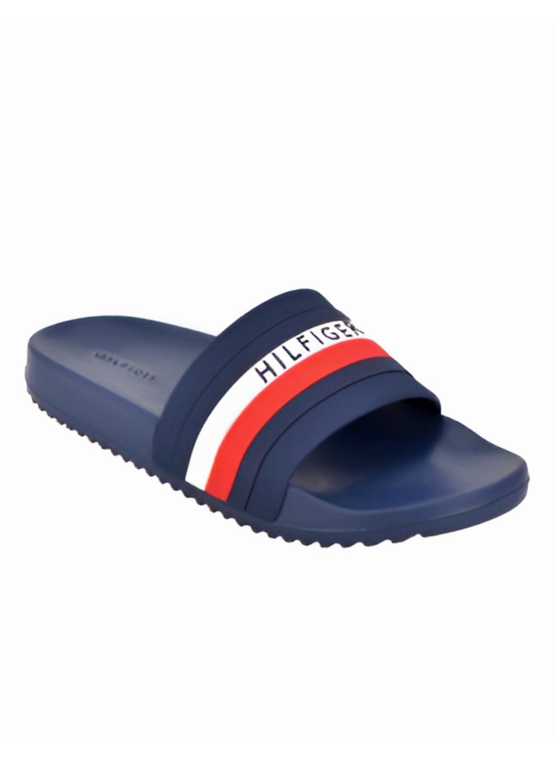 Tommy Hilfiger Plus Tommy Hilfiger Dark Blue Logo Slipper - 41 EUR - Standard Size  - Image 1