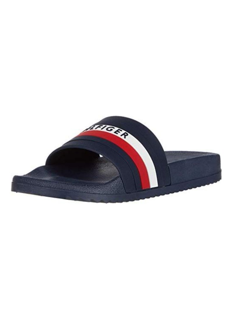 Tommy Hilfiger Plus Tommy Hilfiger Dark Blue Logo Slipper - 41 EUR - Standard Size  - Image 2