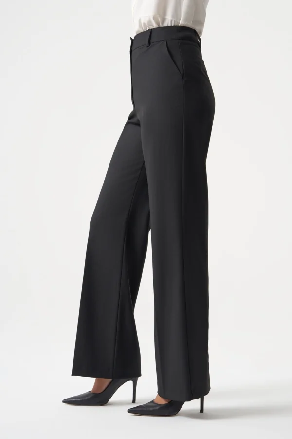 MIZALLE Fishtail Bell-Bottom Trousers