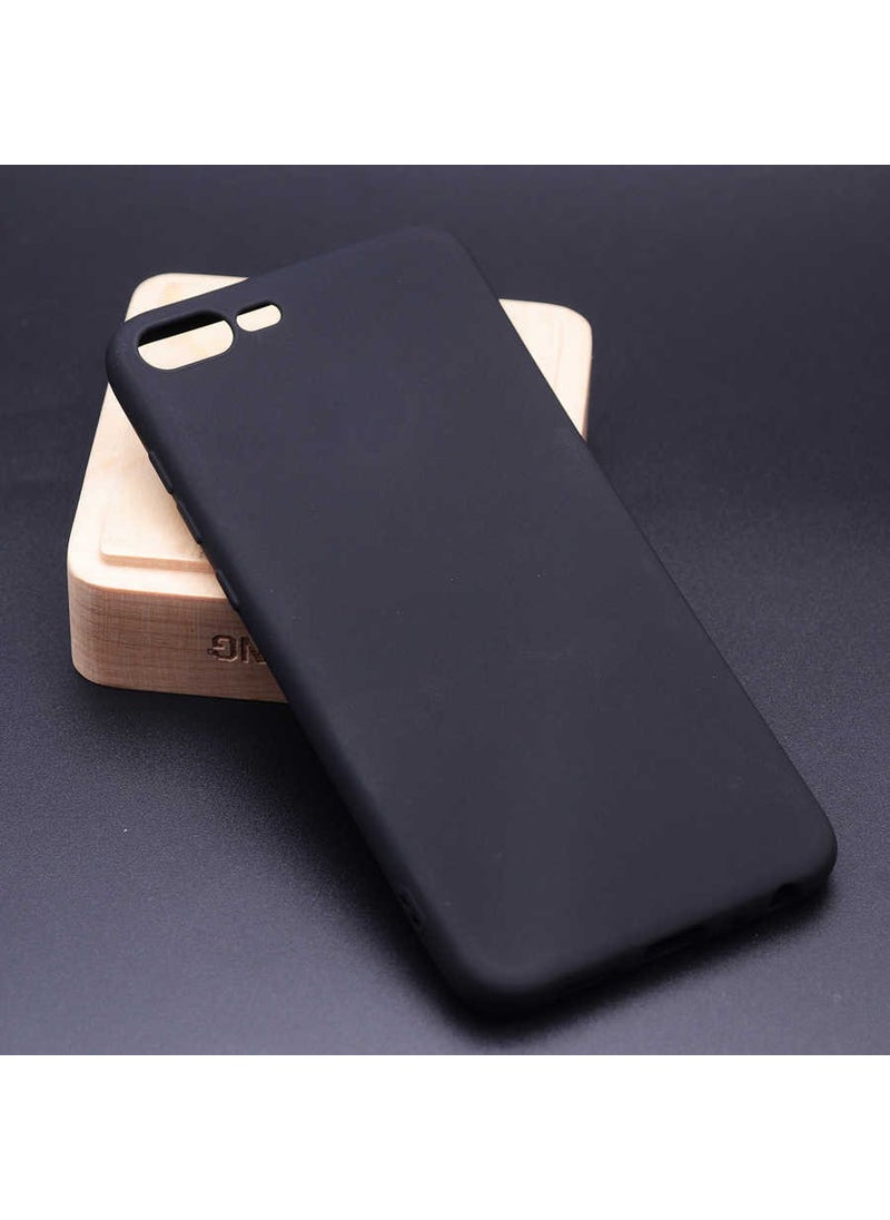 Nevarium - Huawei Honor 10 Case Silicone Soft Textured Premium - Black - Image 1
