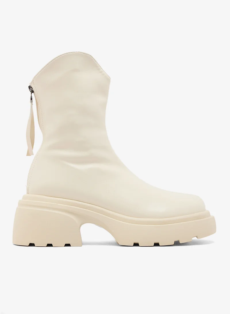 Ginger Block Heel Chelsea Boots